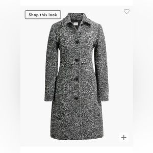 Bouclé lady day coat - JCrew